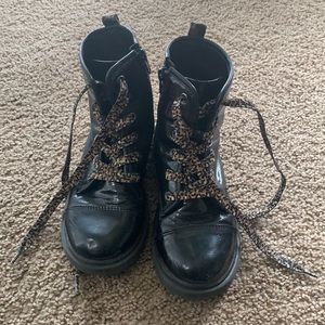 Patent Faux Leather Boots | Poshmark